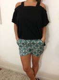 Bata com manga cigana + aplicação
