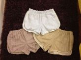Shorts estilo Boxer de rendinha